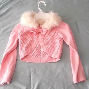 Little girls cover up sweater